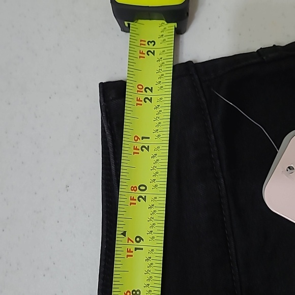 NWT Allison Daley Black Slim Straight Pullon Jeans size 24W - Picture 6 of 8